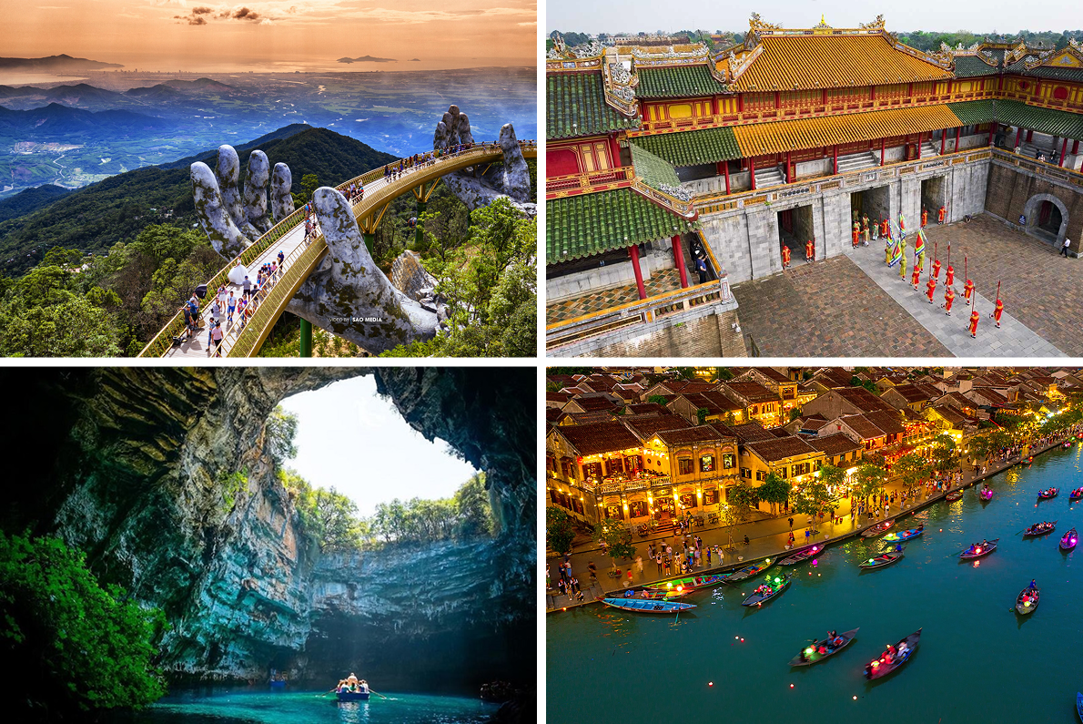 4 Days 3 Nights: Da Nang – Hoi An – Ba Na Hills – Hue – Phong Nha/Paradise Cave