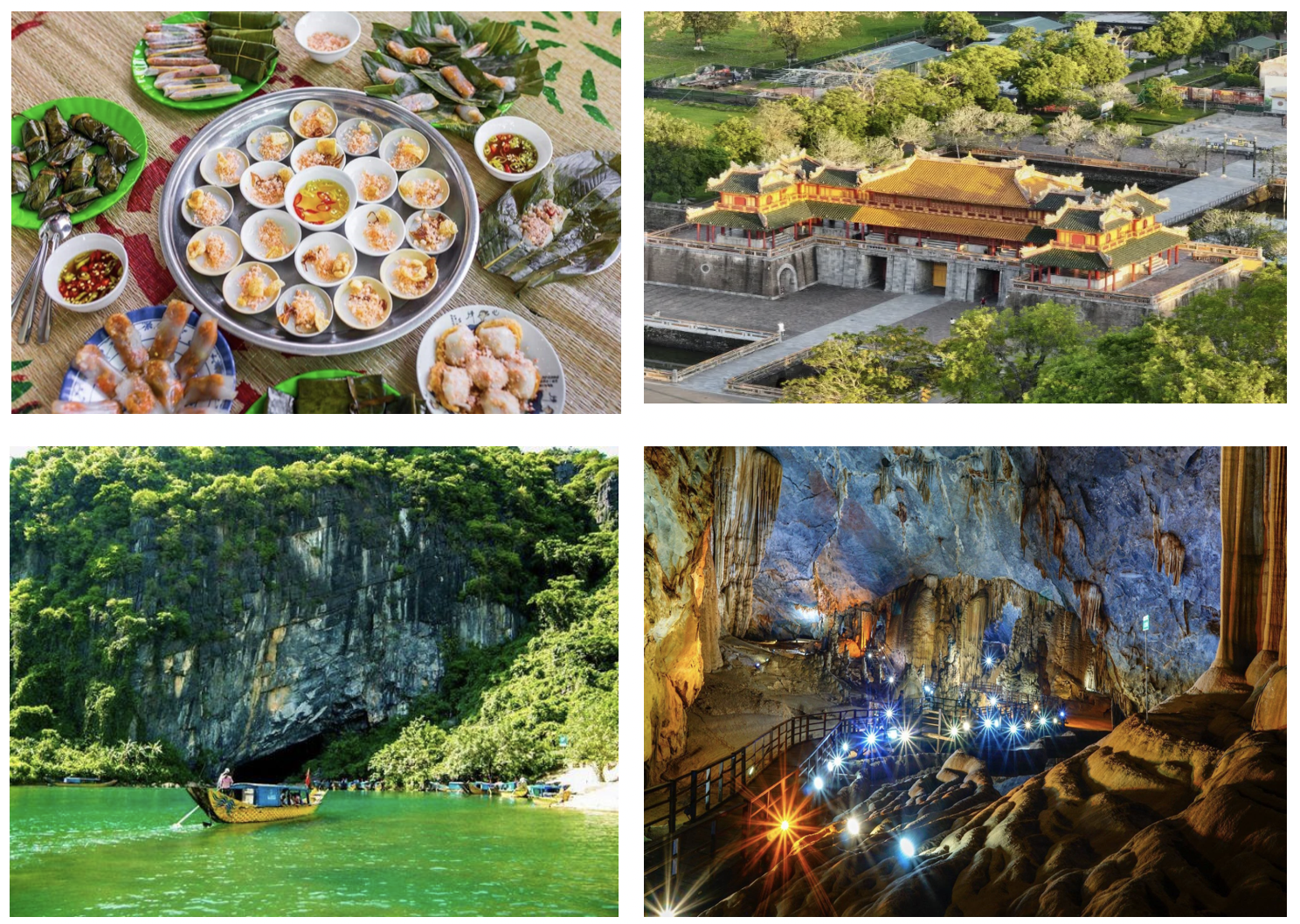 Hue specialty cuisine – Phong Nha / Paradise Cave – Hue City